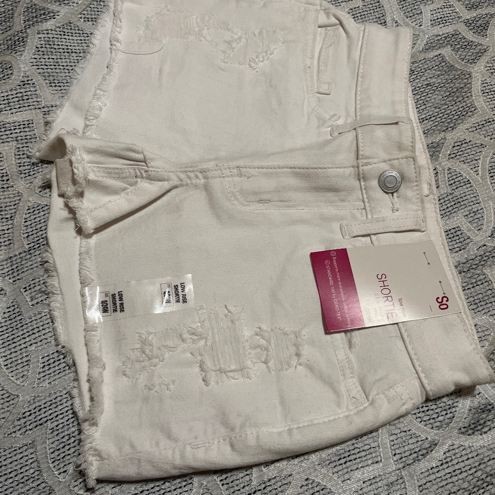 White shorts
